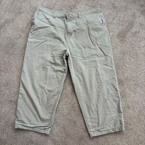 Faded Glory Mens Flannel-Lined Pants 44x32 (fits 43x26.5) TanWinter Warm Outdoor